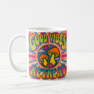 Good vibes retreat mushroom coffee mug