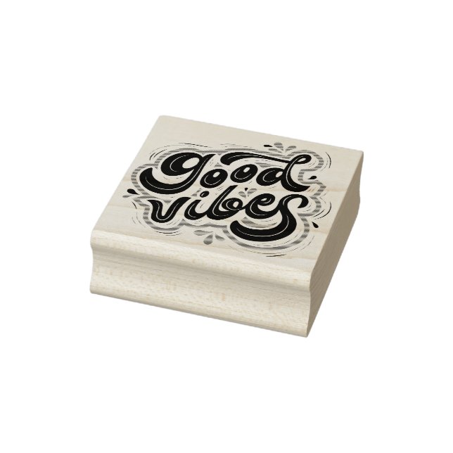 Good Vibes Rubber Stamp (Stamp)