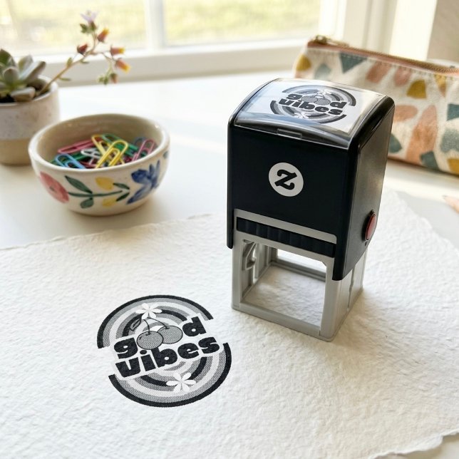 Good Vibes Self-inking Stamp (Creator Uploaded)