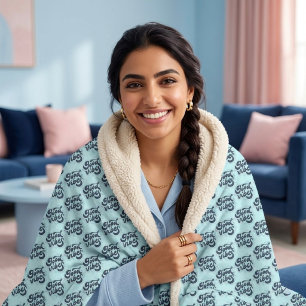 Good Vibes Sherpa Blanket