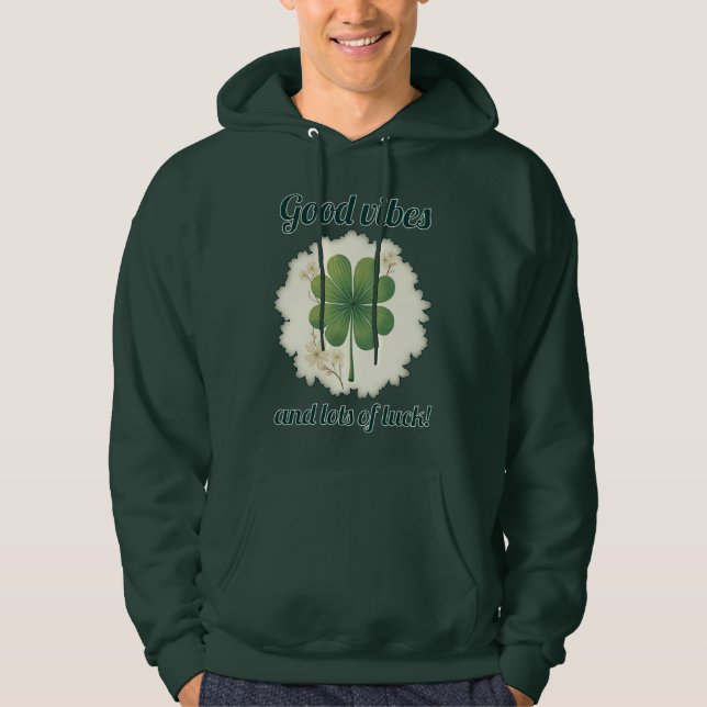Good Vibes St Patrick’s Day Shirt – Moletons (Front)