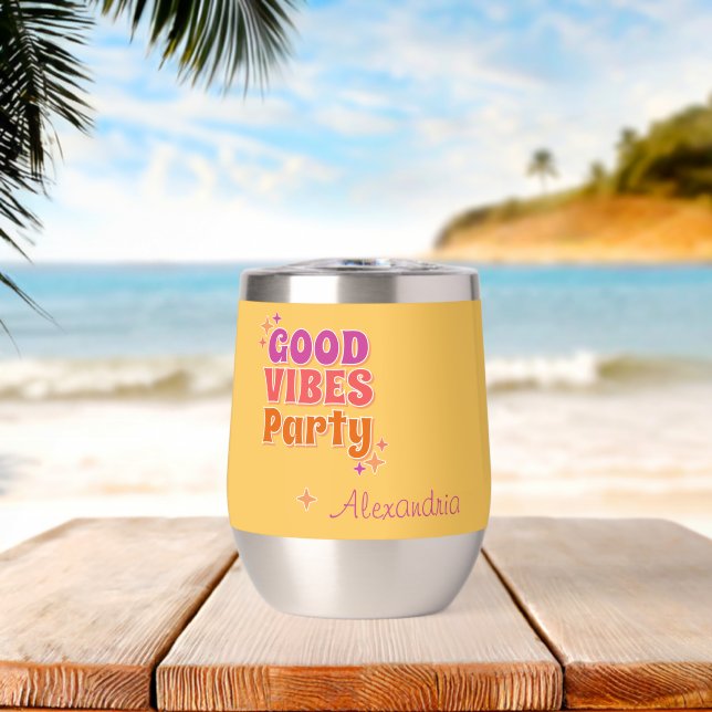 Good Vibes Summer Party Favoriser (Plage (pivotée))