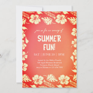 Good Vibes & Sunshine Summer Party Invitation