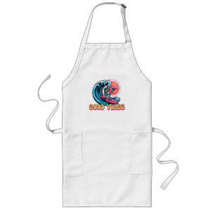 Good Vibes - Surfing - Summer Vibes Long Apron