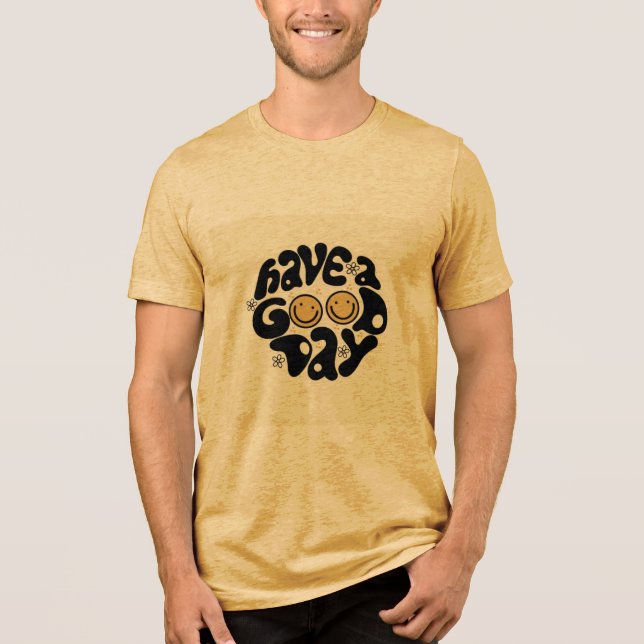 "Good Vibes Tee" Tri-Blend Shirt (Front)