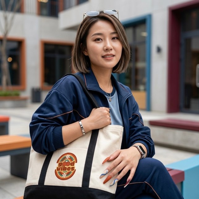 Good Vibes Tote Bag (Creator Uploaded)