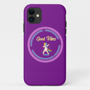 Good Vibes Unicorn iPhone 11 Case