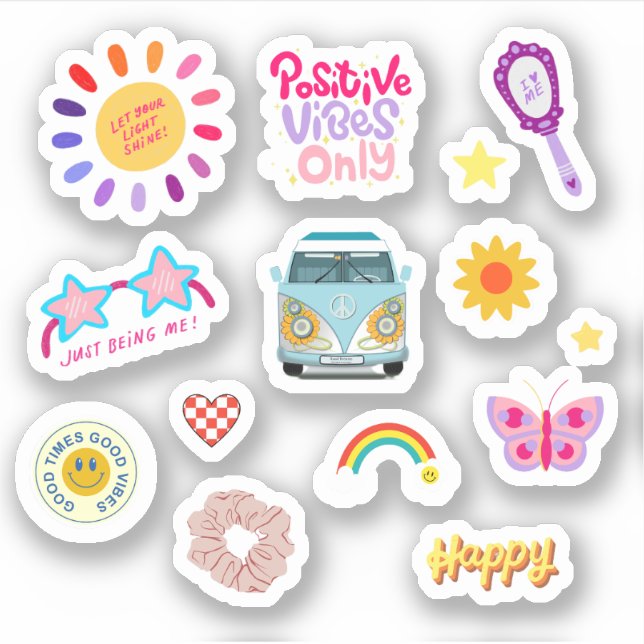 Good Vibes uniquement - VSCO Pack de Sticker (Devant)