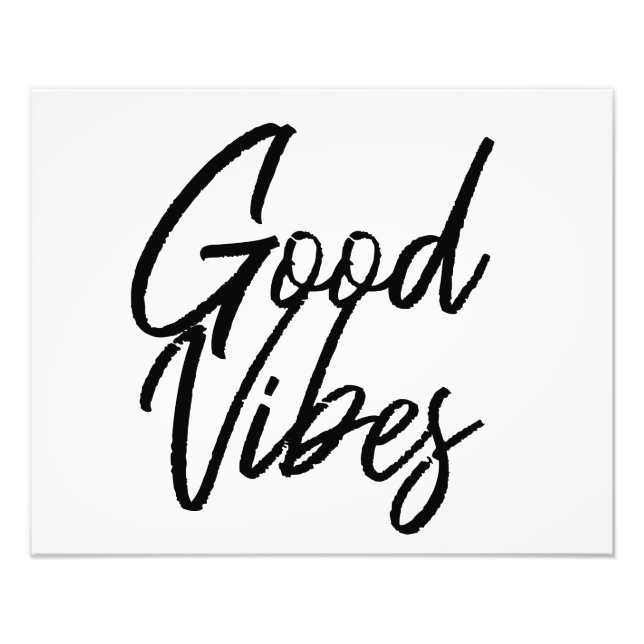 "Good Vibes Wall Art" Framed Print "20"x16" (Front)