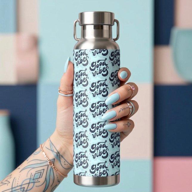Good Vibes Water Bottle (Creator Uploaded)