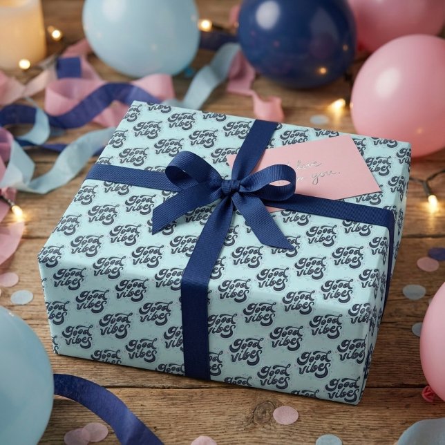 Good Vibes Wrapping Paper (Creator Uploaded)