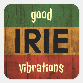 Good Vibrations! Square Sticker