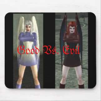 Good Vs. Evil Mouse Pad