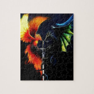 Good Vs. Evil - Products designed by Mystic Moon D Jigsaw Puzzle