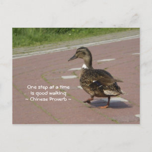 Good Walking Postcard