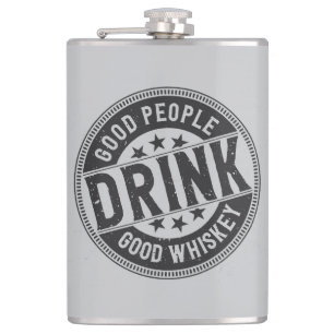 Good Whiskey Hip Flask