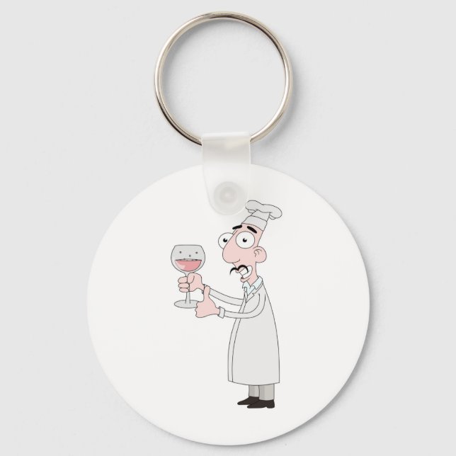 Good wine keychain (Front)
