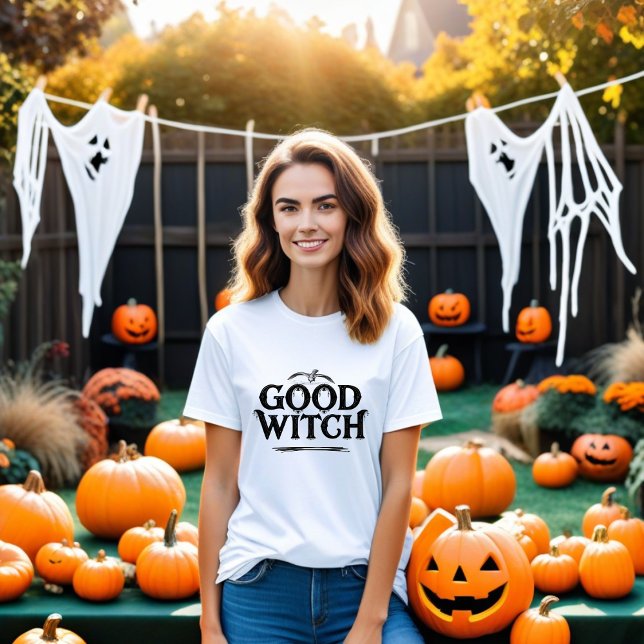 Good Witch & Bat Design | Halloween Magic T-Shirt (Creator Uploaded)