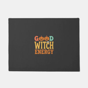 Good Witch Energy Halloween Pumpkin Design_1 Doormat
