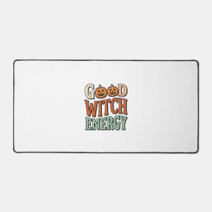 Good Witch Energy Vintage Halloween Vector Design_ Desk Mat