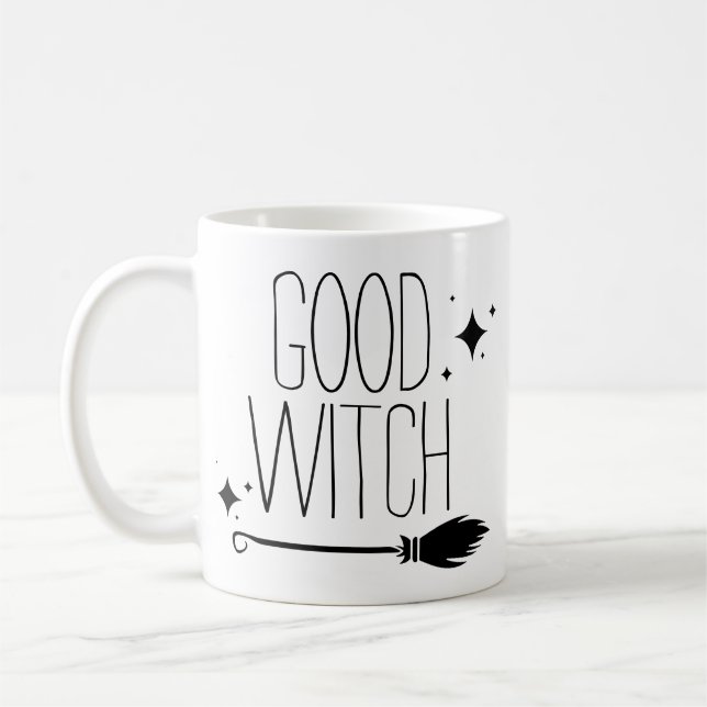 Good Witch Halloween Spooky Cute  Coffee Mug (Left)