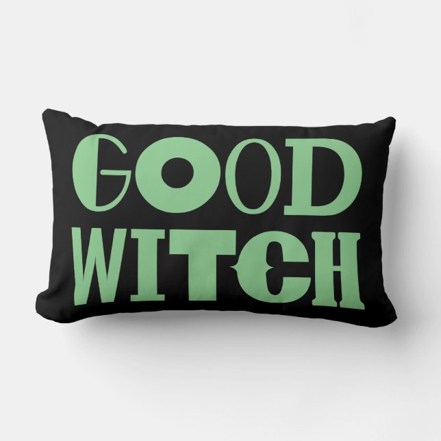 GOOD WITCH! LUMBAR PILLOW (Front)