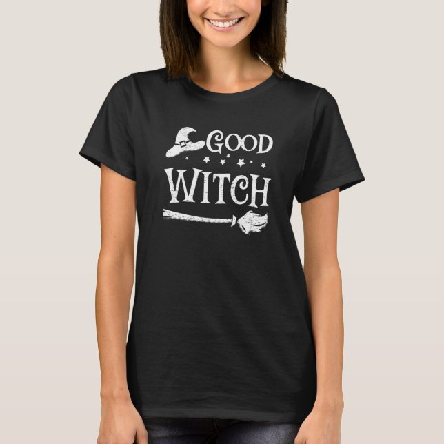 Good Witch Witchcraft Halloween T-Shirt (Front)