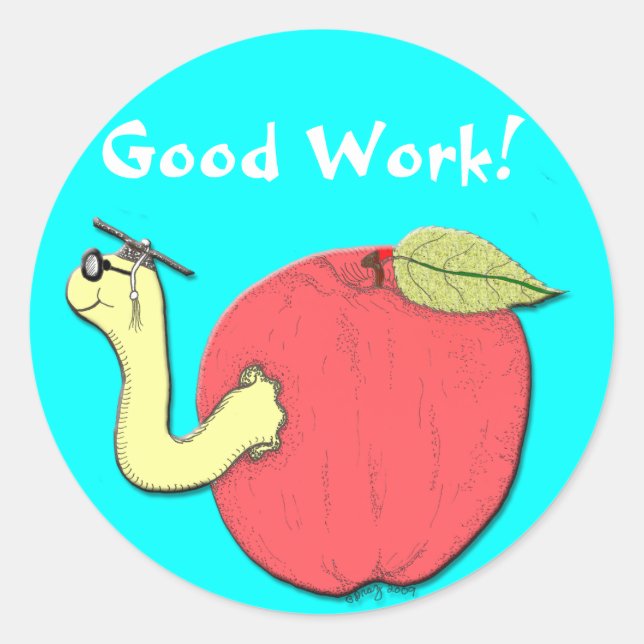 Good Work! Sticker (Front)