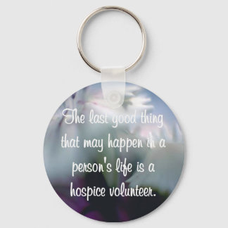 Good Works of the Hospice Volunteer Keychain
