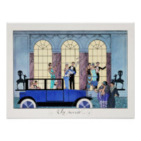 Goodbye, 1920 Art Deco illustration