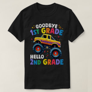 Goodbye 1st Grade Graduation Monster Truck  T-Shirt