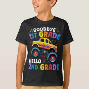 Goodbye 1st Grade Graduation Monster Truck  T-Shirt