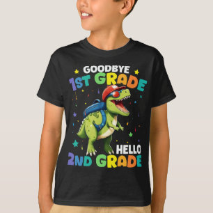 Goodbye 1st Grade Graduation T Rex Dinosaur T-Shirt