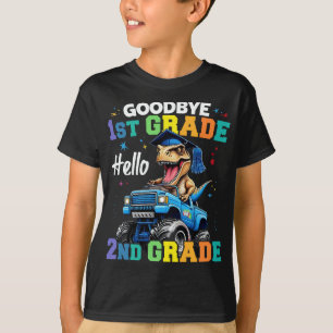 Goodbye 1st Grade Graduation T Rex Monster Truck  T-Shirt