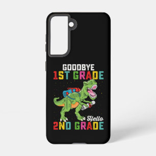Goodbye 1st Grade Hello 2nd Grade T Rex Dinosaur Samsung Galaxy Case