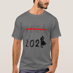 Goodbye 2021 Hello 2022 Funny Weding Happy New Yea T-Shirt