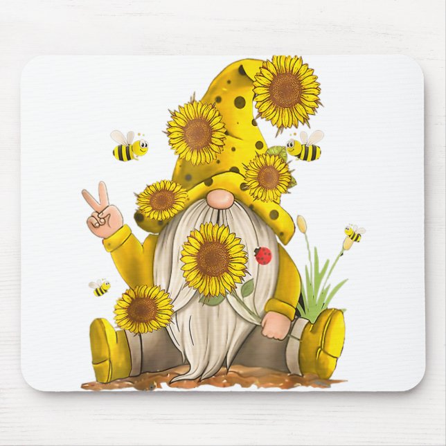 Goodbye 2022 Hello 2023 Happy New Year Sunflower G Mouse Pad (Front)