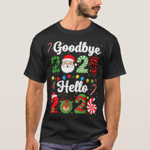 Goodbye 2025 Hello 2026 Happy New Year Countdown P T-Shirt