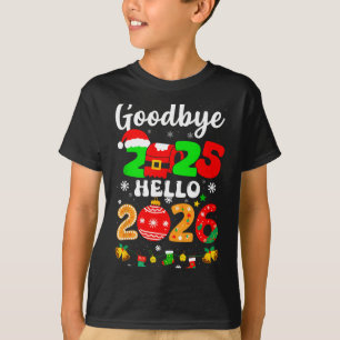 Goodbye 2025 Hello 2026 Happy New Year's Eve Chris T-Shirt
