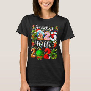 Goodbye 2025 Hello 2026 Happy New Year's Eve Chris T-Shirt
