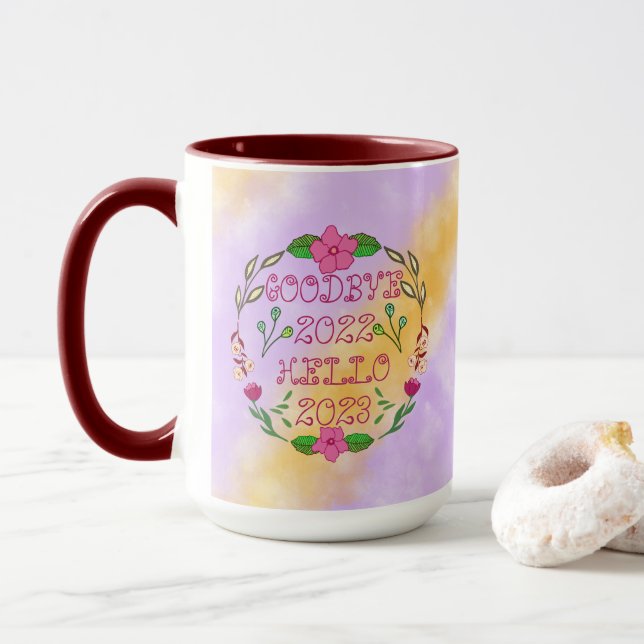 GOODBYE 20XX HELLO 20XX MUG (With Donut)