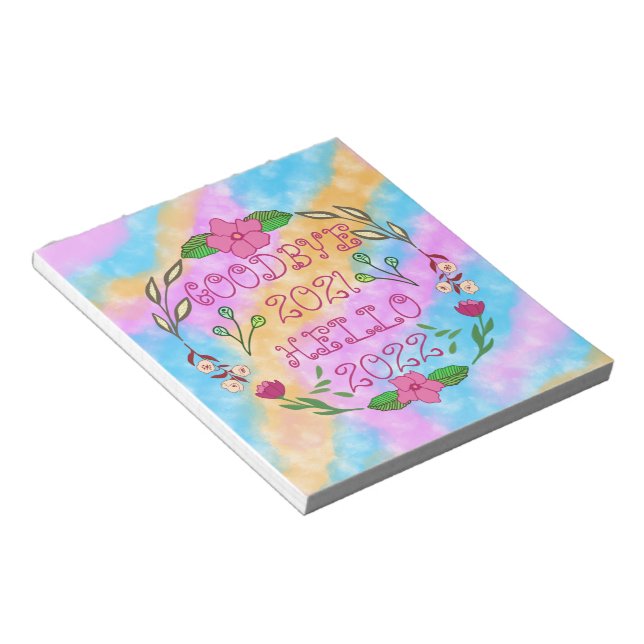 GOODBYE 20XX HELLO 20XX NOTEPAD (Angled)