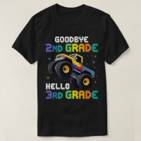 Goodbye 2nd Grade Graduation Monster Truck 