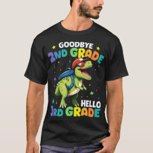 Goodbye 2nd Grade Graduation T Rex Dinosaur  T-Shirt