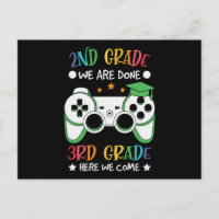 Goodbye 2nd Grade Hello 3rd Grade Gamer Kids Gift