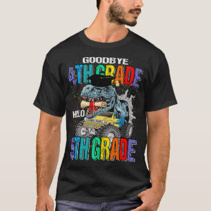 Goodbye 4th Grade Hello 5th Grade Monster Truck Di T-Shirt