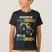 Goodbye 4th Grade Monster Truck Graduation