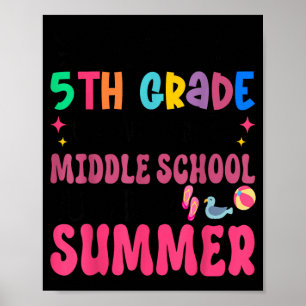 Goodbye 5th Grade Graduation to Middle School Poster