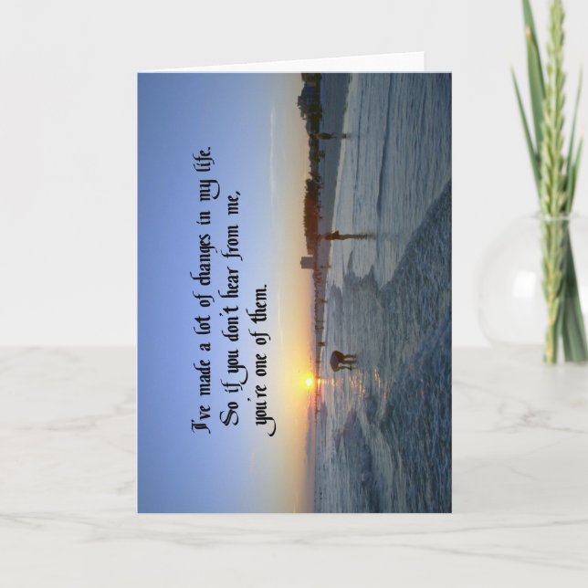 Goodbye Farewell Card (Front)