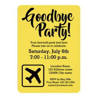farewell party invite for coworker